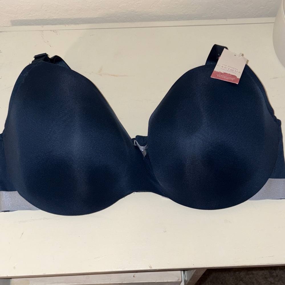 Cacique Deep Blue Lightly Lined Balconette Bra